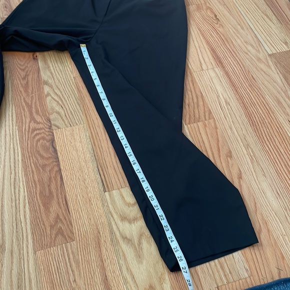 Karen Scott sport black pant with elastic waist size 14P short new with … - Picture 4 of 8